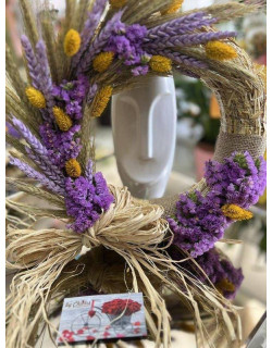 Στεφάνι Με Φυσικα Υλικά (6)